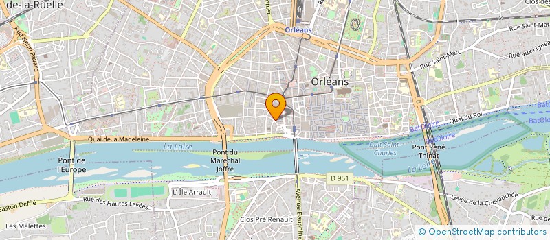 localisation de l'entreprise MADAME VIRGINIE COCHEREAU  ORLEANS