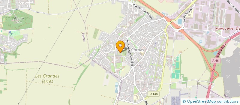 localisation de l'entreprise MADAME VIRGINIE COHEN à CORBAS