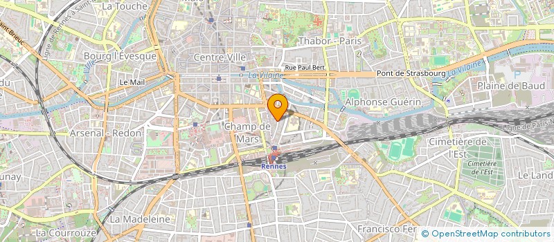 localisation de l'entreprise MADAME VIRGINIE COLBEAU  RENNES