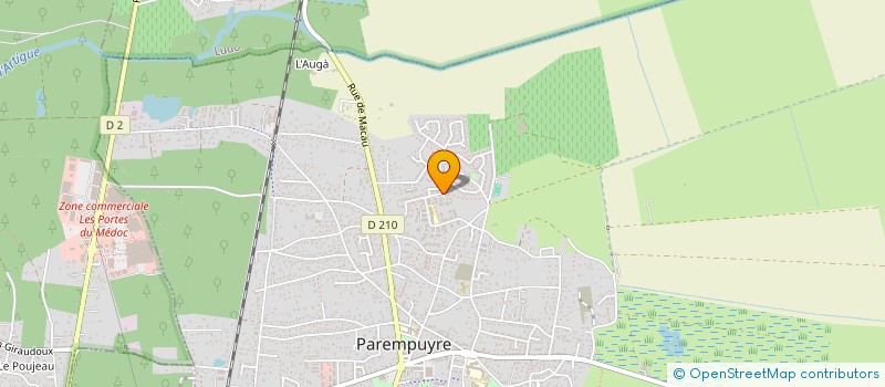 localisation de l'entreprise MADAME VIRGINIE COLLOMB  PAREMPUYRE