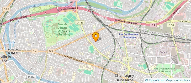 localisation de l'entreprise MADAME VIRGINIE COMARTEAU  CHAMPIGNY-SUR-MARNE