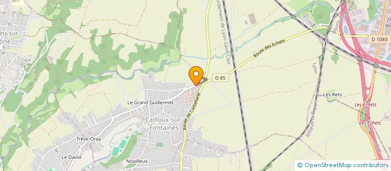 localisation de l'entreprise MADAME VIRGINIE COMBE  CAILLOUX-SUR-FONTAINES