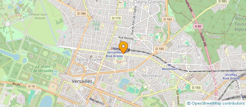 localisation de l'entreprise MADAME VIRGINIE COMMIN à VERSAILLES