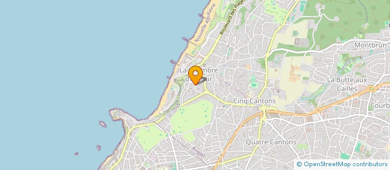 localisation de l'entreprise MADAME VIRGINIE CONDRET  ANGLET