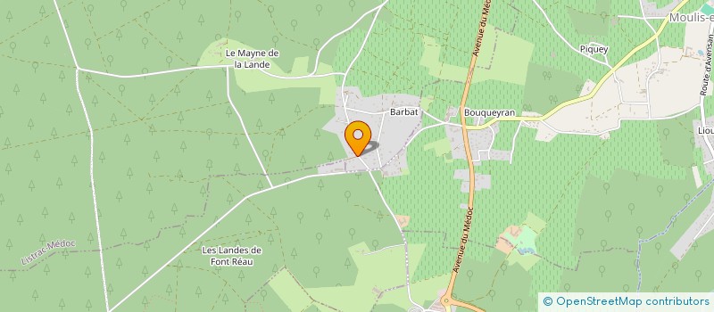 localisation de l'entreprise MADAME VIRGINIE CONVENANT  LISTRAC-MEDOC