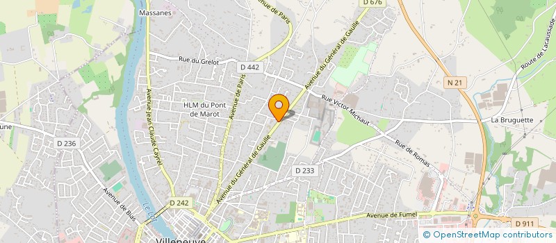 localisation de l'entreprise MADAME VIRGINIE COPPE  VILLENEUVE-SUR-LOT