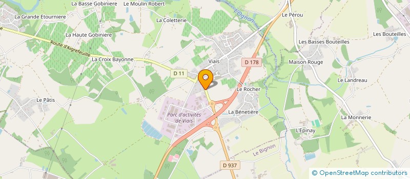 localisation de l'entreprise MADAME VIRGINIE COQUELIN  PONT-SAINT-MARTIN