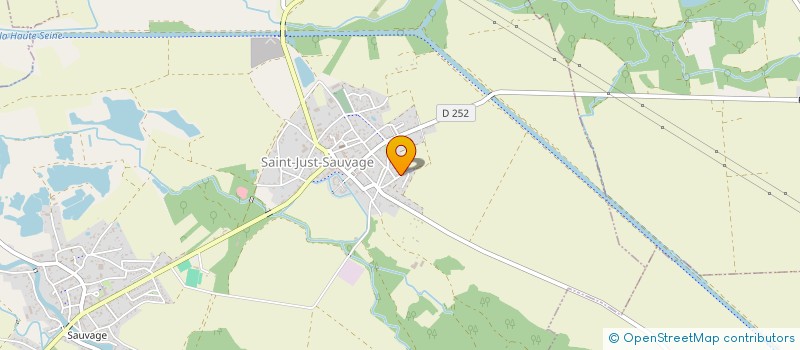 localisation de l'entreprise MADAME VIRGINIE CORBEL à SAINT-JUST-SAUVAGE