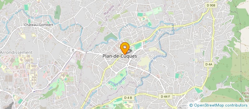 localisation de l'entreprise MADAME VIRGINIE CORDARO  PLAN-DE-CUQUES