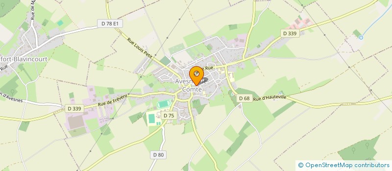 localisation de l'entreprise MADAME VIRGINIE CORDENIER  GRAND-RULLECOURT