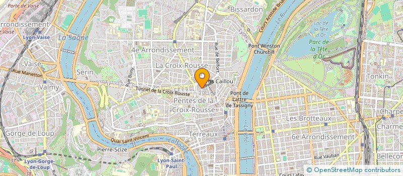 localisation de l'entreprise MADAME VIRGINIE CORDIER à LYON