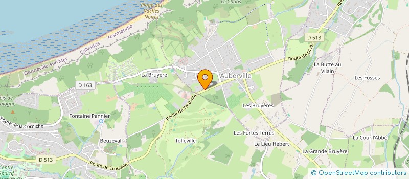 localisation de l'entreprise MADAME VIRGINIE CORNEVILLE  AUBERVILLE