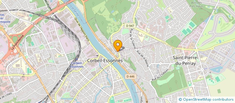 localisation de l'entreprise MADAME VIRGINIE CORNU à CORBEIL-ESSONNES