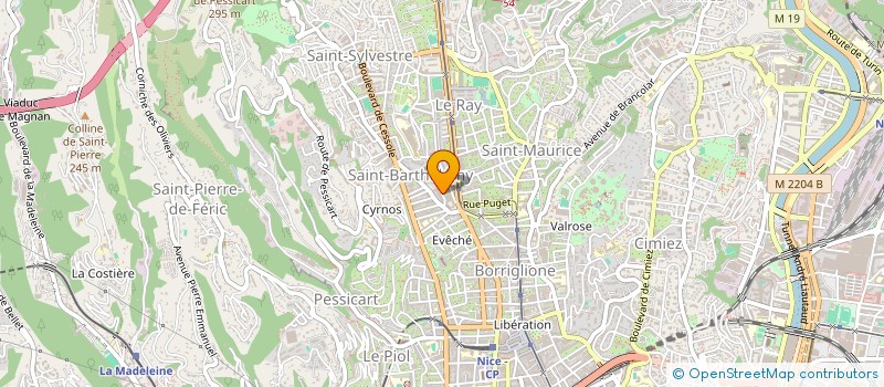 localisation de l'entreprise MADAME VIRGINIE CORTES à NICE
