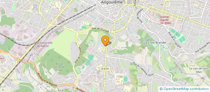 localisation de l'entreprise MADAME VIRGINIE COTRAU à ANGOULEME