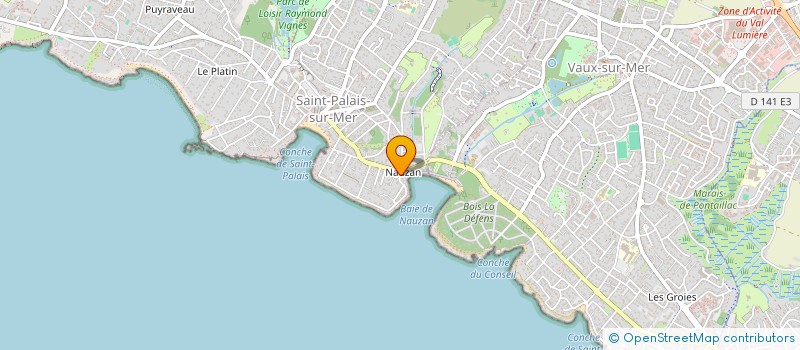 localisation de l'entreprise MADAME VIRGINIE COTTO  SAINT-PALAIS-SUR-MER