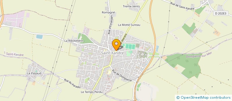localisation de l'entreprise MADAME VIRGINIE COUILLAUD à SAINT-XANDRE