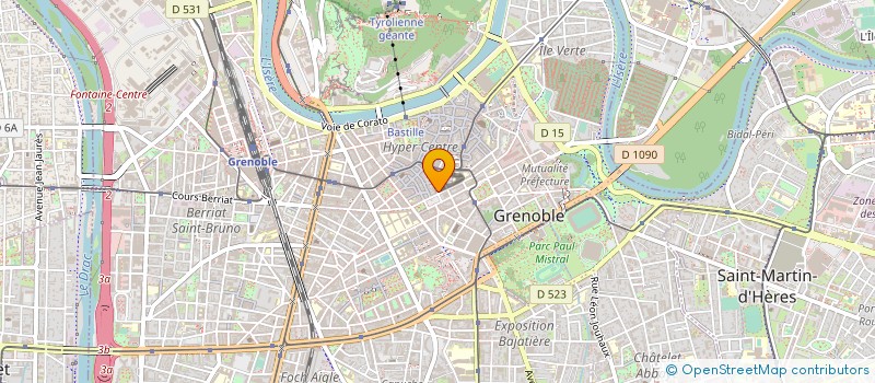 localisation de l'entreprise MADAME VIRGINIE COURSODON à GRENOBLE