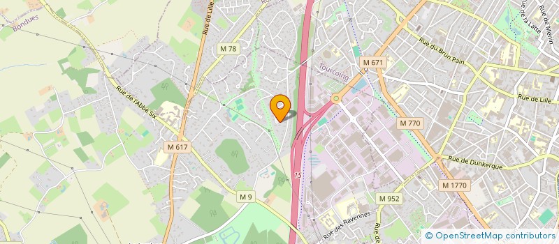 localisation de l'entreprise MADAME VIRGINIE COUVEZ  BONDUES