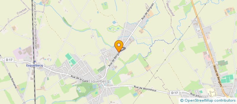 localisation de l'entreprise MADAME VIRGINIE CROCQUENOY  ESQUELBECQ