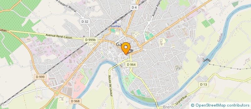 localisation de l'entreprise MADAME VIRGINIE CROUZET  GAILLAC