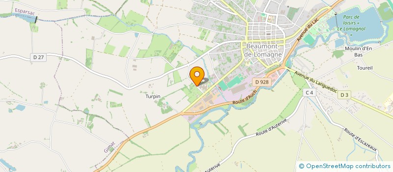 localisation de l'entreprise MADAME VIRGINIE CUSSAT  BEAUMONT-DE-LOMAGNE