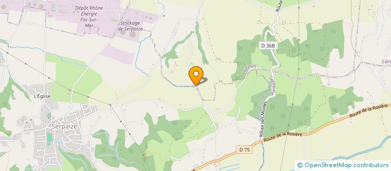 localisation de l'entreprise MADAME VIRGINIE CUZIN  LUZINAY