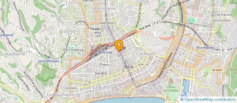 localisation de l'entreprise MADAME VIRGINIE D'AGOSTINO  NICE