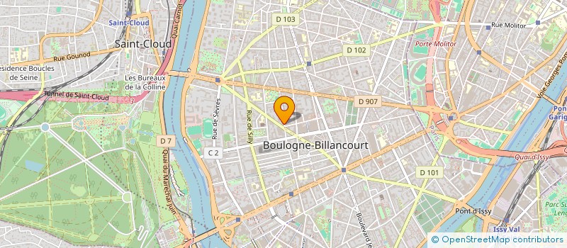 localisation de l'entreprise MADAME VIRGINIE DABIEL à BOULOGNE-BILLANCOURT