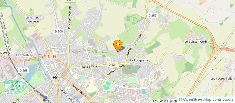 localisation de l'entreprise MADAME VIRGINIE DAGUERRE  VIRE NORMANDIE