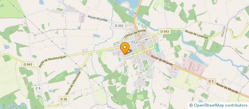 localisation de l'entreprise MADAME VIRGINIE DALLA BA  MARCIAC