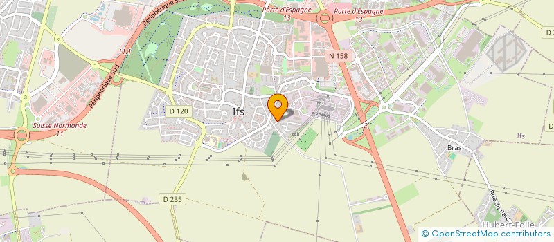 localisation de l'entreprise MADAME VIRGINIE DALY  IFS