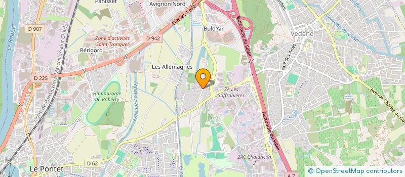 localisation de l'entreprise MADAME VIRGINIE DANNE  VEDENE