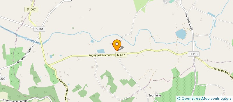 localisation de l'entreprise MADAME VIRGINIE DARAN  MONCLAR