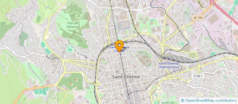 localisation de l'entreprise MADAME VIRGINIE DARBOST  SAINT-ETIENNE