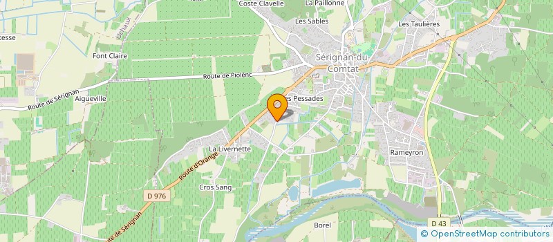 localisation de l'entreprise MADAME VIRGINIE DARNOUX  SERIGNAN-DU-COMTAT