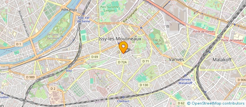 localisation de l'entreprise MADAME VIRGINIE DAUPEYROUX à ISSY-LES-MOULINEAUX