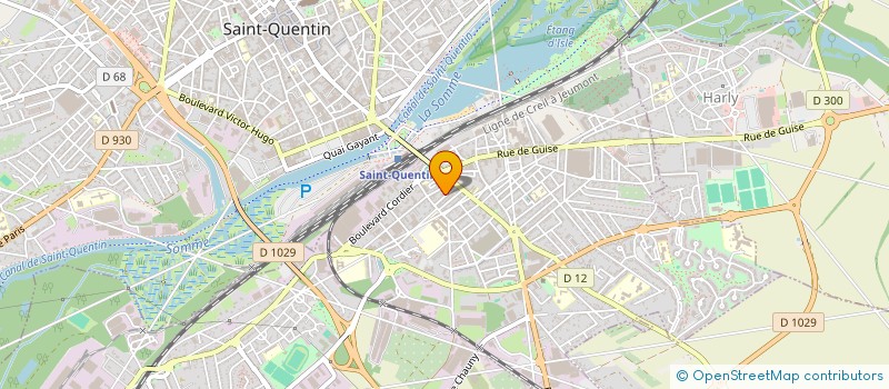 localisation de l'entreprise MADAME VIRGINIE DE AMORIN à SAINT-QUENTIN