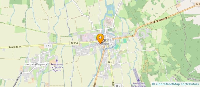 localisation de l'entreprise MADAME VIRGINIE DE ARCANGELIS  RABASTENS-DE-BIGORRE