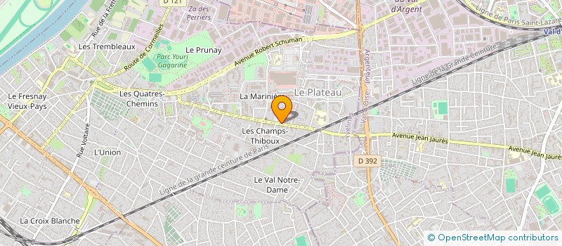 localisation de l'entreprise MADAME VIRGINIE DE FIGUEIREDO  OSNY