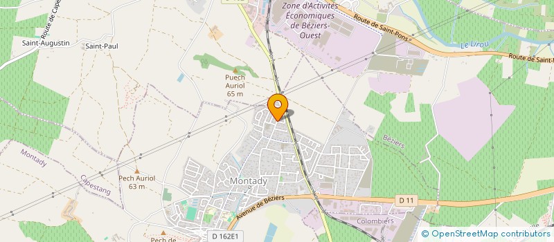 localisation de l'entreprise MADAME VIRGINIE DE MARCH  MONTADY