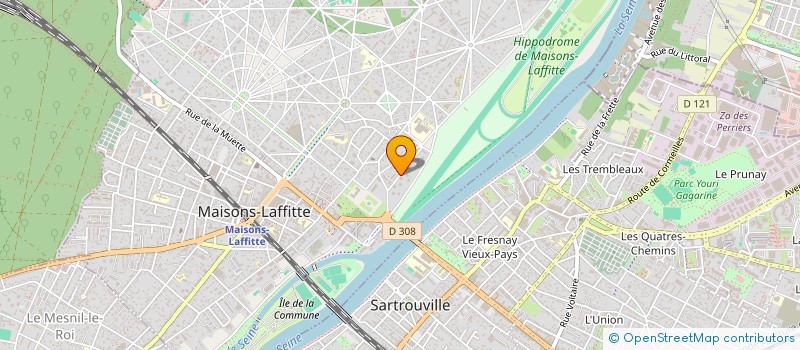 localisation de l'entreprise MADAME VIRGINIE DE ZAN à MAISONS-LAFFITTE