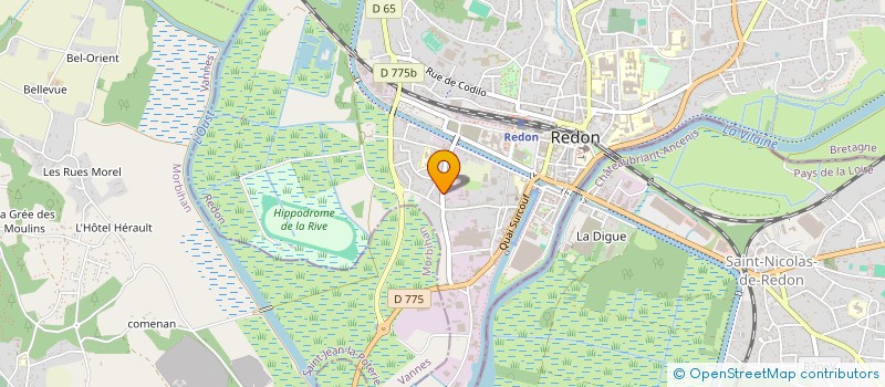 localisation de l'entreprise MADAME VIRGINIE DEBRAY  REDON