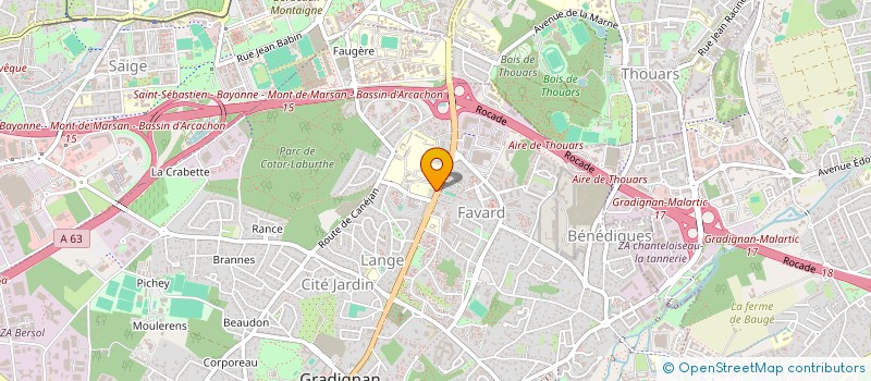 localisation de l'entreprise MADAME VIRGINIE DECAT à GRADIGNAN