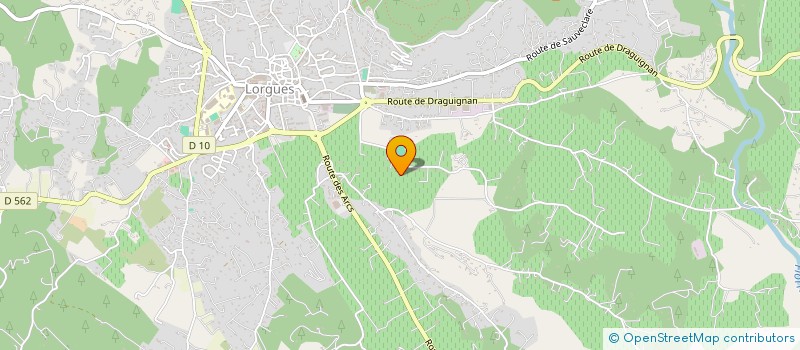 localisation de l'entreprise MADAME VIRGINIE DECAUDAIN à LORGUES