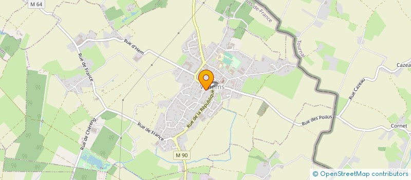 localisation de l'entreprise MADAME VIRGINIE DECOENE à WILLEMS