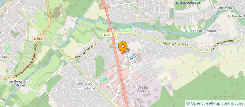 localisation de l'entreprise MADAME VIRGINIE DEHLINGER  VINEUIL