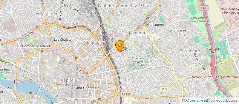 localisation de l'entreprise MADAME VIRGINIE DEIROS à TOULOUSE