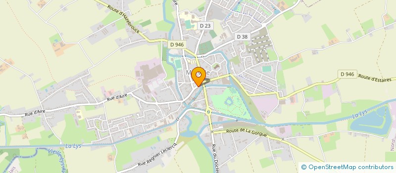 localisation de l'entreprise MADAME VIRGINIE DEKEYSER  MERVILLE