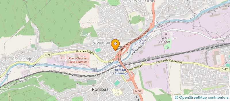 localisation de l'entreprise MADAME VIRGINIE DEL REY  CLOUANGE